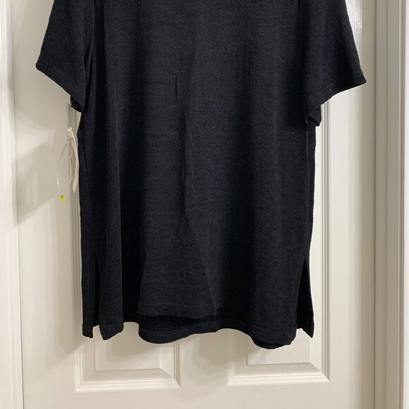 Positive Attitude Petite Brand Women's Black Stretchy Blouse, Size 22WP - Picture 4 of 6